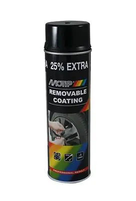 1051533 - MOTIP SPRAYPLAST ZWART SPUITBUS 500 ML