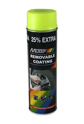 1051541 - MOTIP SPRAYPLAST FLUOR GEEL SPUITBUS 500 ML