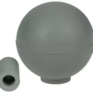 1047645 - DEURBOL MET PLUG GRIJS Ø 35 MM 1 ST/PC