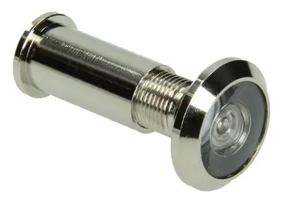 1019201 - DEURSPION 200° VERCHROOMD 14MM
