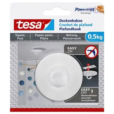 1063383 - TESA® PLAFONDHAAK BEHANG EN PLEISTERWERK 0,5 KG