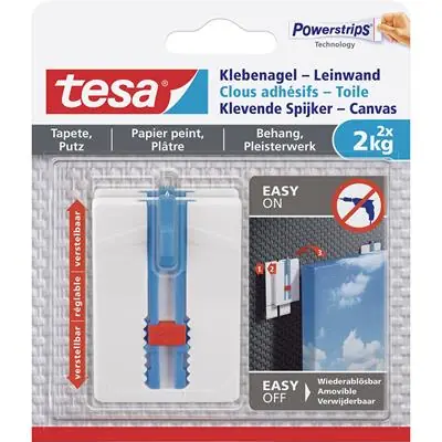 1063381 - TESA® KLEVENDE SPIJKER CANVAS BEHANG EN PLEISTERWERK 2 KG
