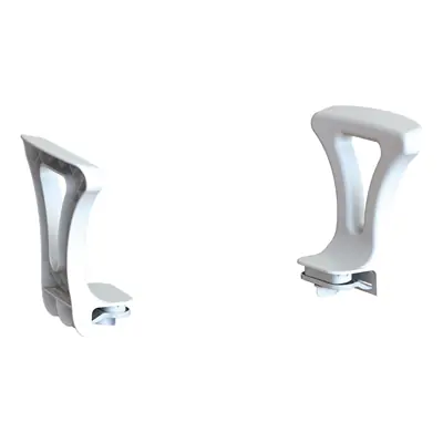 1064242 - SECUCARE ARMLEUNINGEN DOUCHE- STOEL QUATTRO WIT H190MM