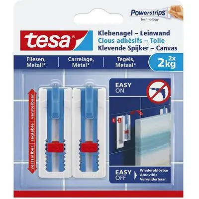 1063379 - TESA® KLEVENDE SPIJKER CANVAS TEGELS EN METAAL - 2 KG