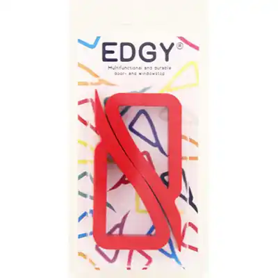 1067112 - DEUR- EN VENSTERSTOPPER ROOD EDGY