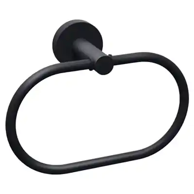 1073529 - TESA MOON BLACK HANDDOEKRING ZWART