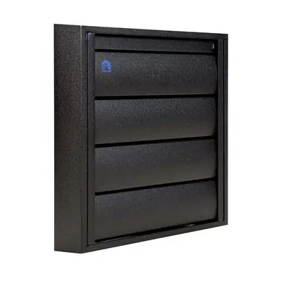 1057998 - DAMPKAPROOSTER 433 (173X173) RAL 9005 ZWART