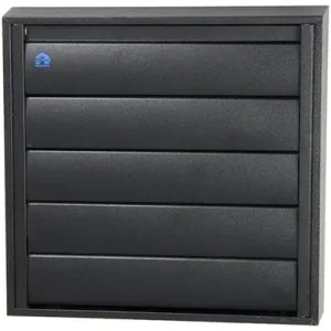 1057985 - DAMPKAPROOSTER 433 (210X210) RAL 9005 ZWART
