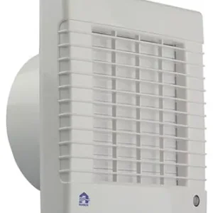 1006454 - AFSLUITB.VENT. TIMER & 12V 7231T/12V WIT RENSON Ø 100