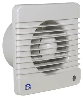 1006462 - MECH. VENT. VOCHTIGHEIDSSENSOR 7402H WIT RENSON Ø 125