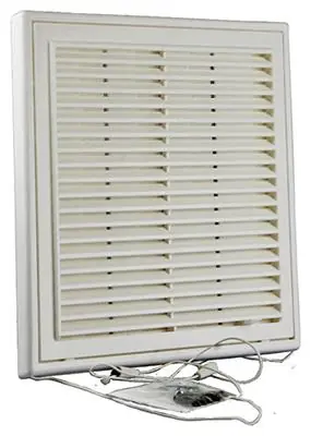 1006370 - REGELBARE ROOSTER OPB. 732 PVCRAL 9010 RENSON 250X250MM