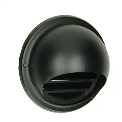 1066433 - ZWART INOX OPBOUW BOLROOSTER TYPE 638 Ø100MM, OPBOUW