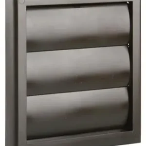 1006373 - DAMPKAPROOSTER OPBOUW 733 PVC RAL 8019 RENSON 154X154MM