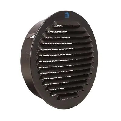 1057997 - INBOUW ROND SCHOEPENR MET GAAS435R DIA 150 RAL 9005 ZWART