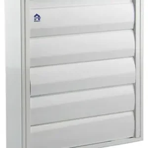 1006254 - DAMPKAPROOSTER OPBOUW 433 ALU RAL 9010 RENSON 210X210MM