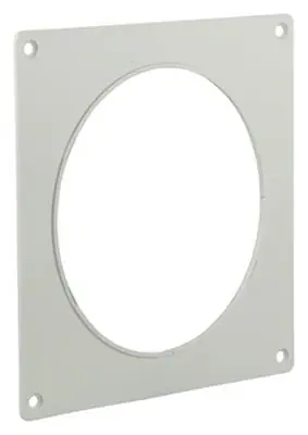 1006426 - SET 2 ST.PVC AFDEKPLATEN 7031 WIT Ø 100