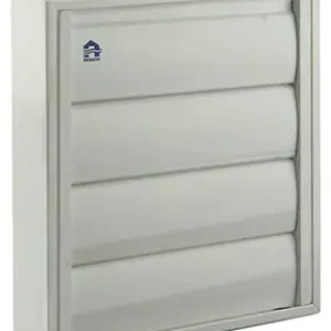 1006251 - DAMPKAPROOSTER OPBOUW 433 ALU RAL 9010 RENSON 173X173MM