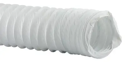 1006392 - PVC FLEXIBEL 7003 WIT Ø 100/3M