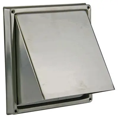 1006334 - DAMPKAPROOSTER INBOUW 641 INOX RENSON Ø 150