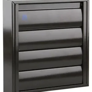 1006252 - DAMPKAPROOSTER OPBOUW 433 ALU RAL 8019 RENSON 173X173MM
