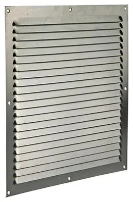 1015074 - SCHOEPENROOSTER PLAT ALU F1 300X300MM