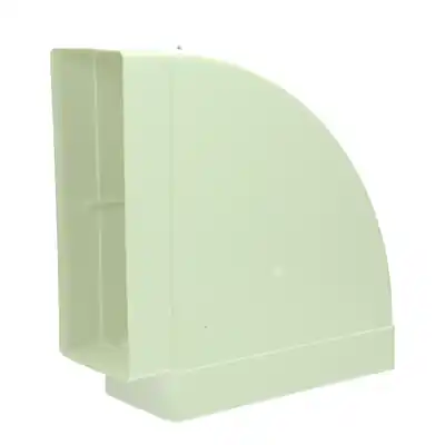 1069272 - PVC HOEKVERBINDING HOR. 90° 7016 (220X90) (WIT)