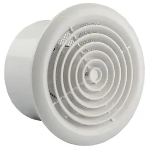 1006440 - MECHANISCHE VENTILATOR ROND ST. 7132/R WIT Ø 125