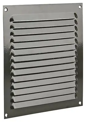 1015070 - SCHOEPENROOSTER PLAT ALU BRUIN200X200MM