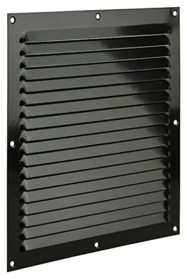 1006310 - SCHOEPENROOSTER VLAK ALU RAL 8019 250X250MM