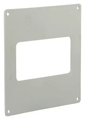 1006429 - SET 2 ST.PVC AFDEKPLATEN 7032 WIT 110X55MM