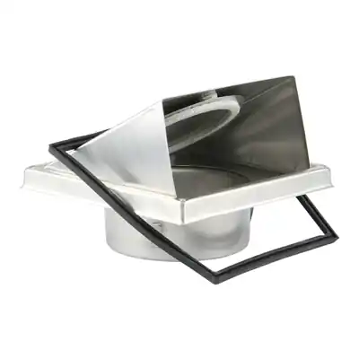 1063915 - INBOUW DAMPKAPROOSTER 641 INOXDIA 125MM
