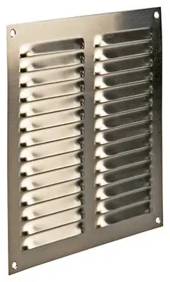 1006359 - SCHOEPENROOSTER VLAK 438 INOX RENSON 200X200MM