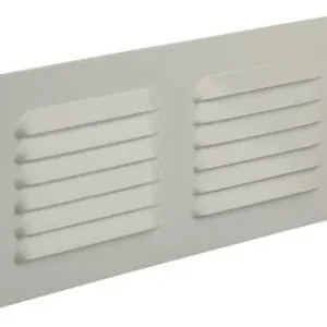 1006306 - SCHOEPENROOSTER VLAK ALU RAL 9010 250X100MM