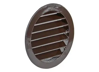 1006263 - RONDE ROOSTER INBOUW 434/R ALURAL 8019 RENSON Ø 125
