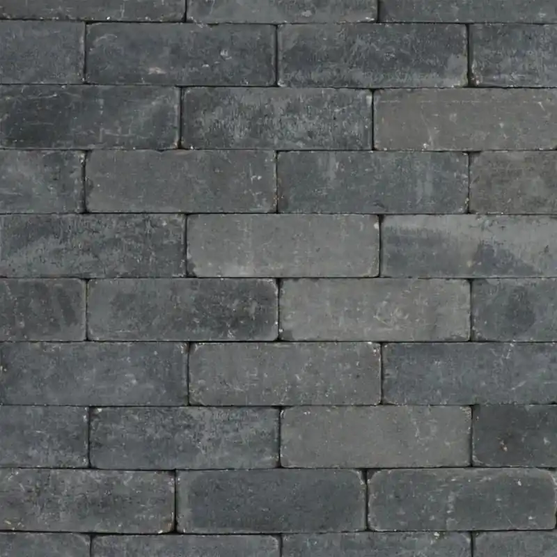 Trommelsteen Grijs/Zwart 21x7x7 (Dikformaat)