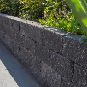 Wallblock 12x12x30 Split Antraciet