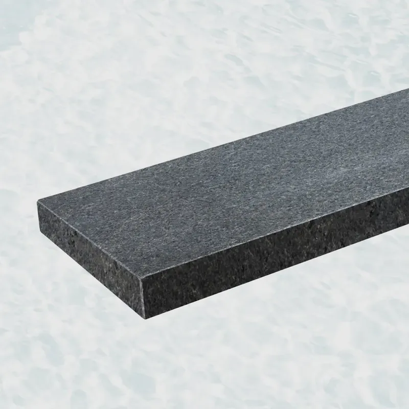 Vijverrand Pacific Black 100x30x3cm