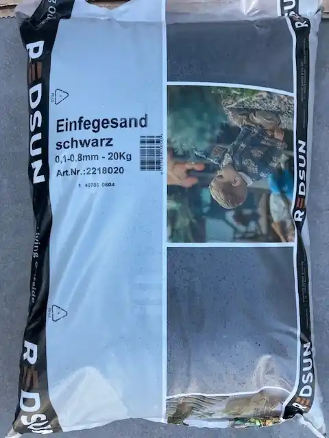 Zak Inveegsplit zwart 20kg