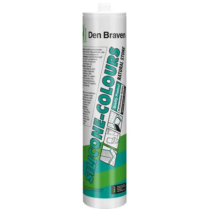Den Braven Siliconenkit Antraciet  310ml