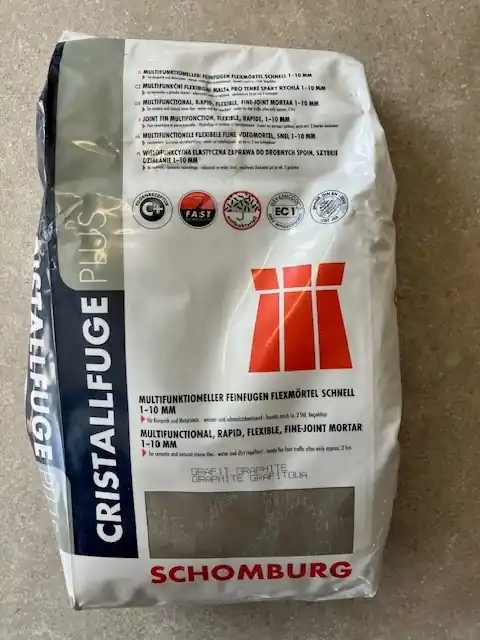 Voegmortel Plus Graphite 1-10mm 5kg