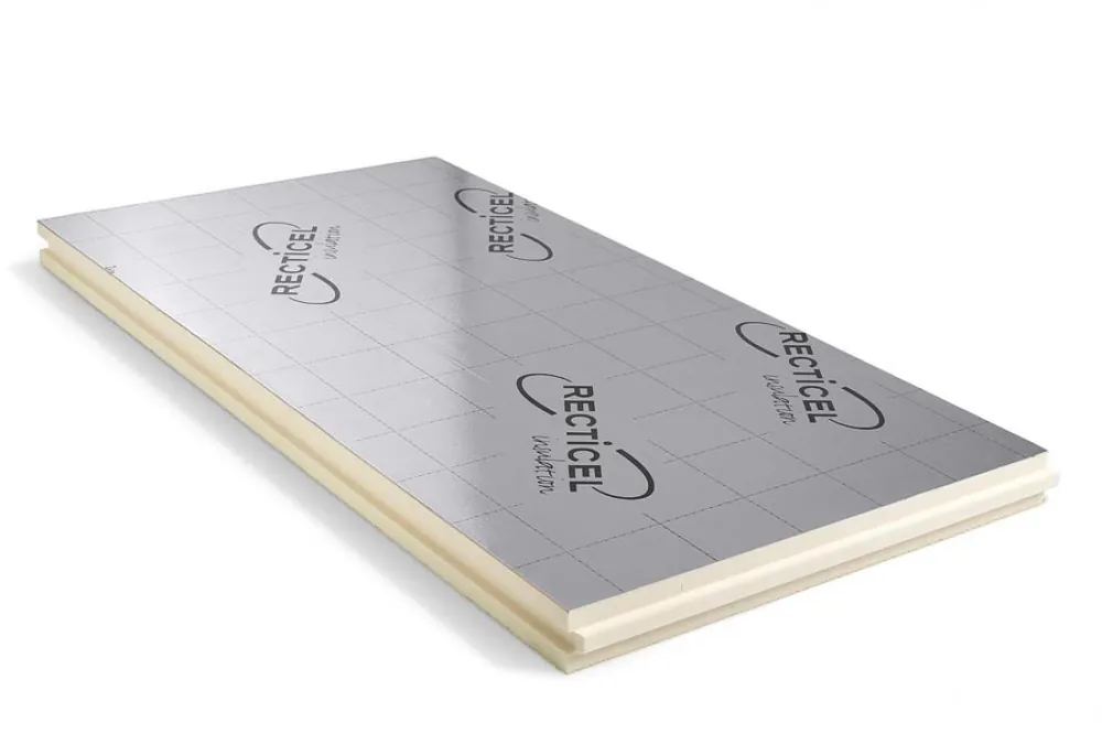 Eurowall PIR Spouwisolatie 50mm. 600x1200mm Rd=2.25