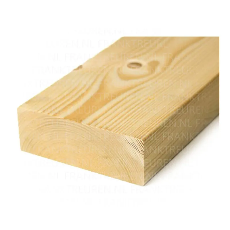 38x285mm MEvuren C24 geschaafd SLS ronde hoeken KD 18% XXL ***PEFC