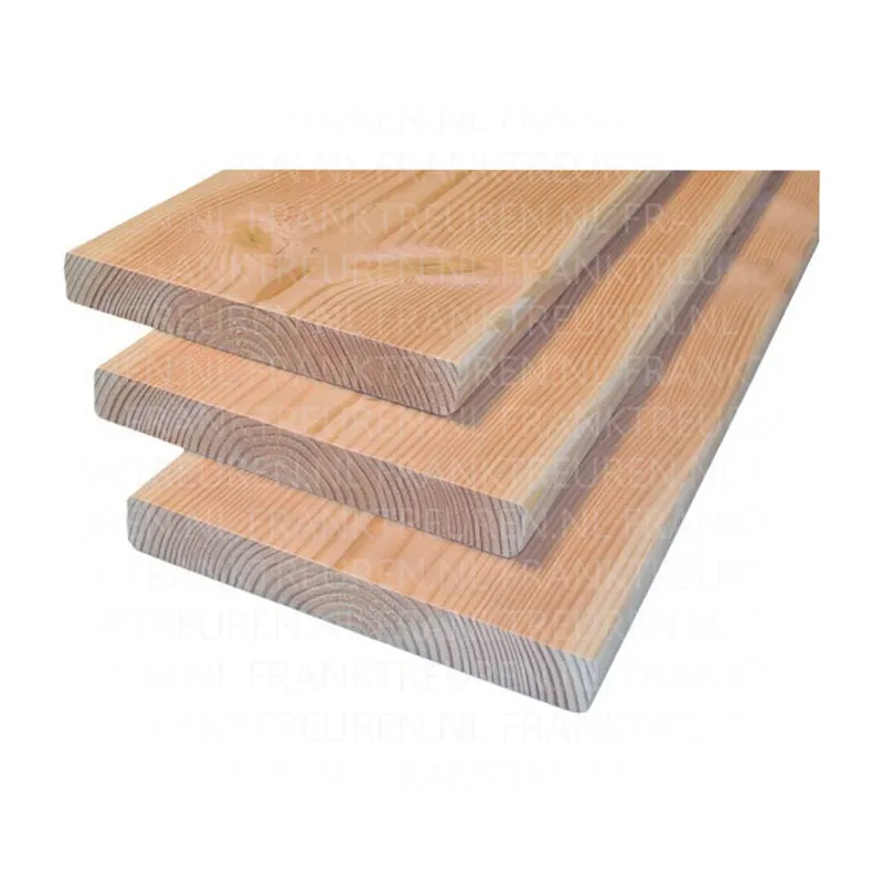 28x195mm Douglas geschaafd (netto 27x192mm) KD 18% 4 ronde hoeken gedroogd***PEFC