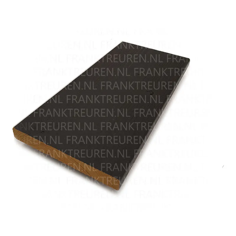 *18x140mm vuren C thermowood geschaafd R3 geborsteld zwart RAL 9005 ***PEFC