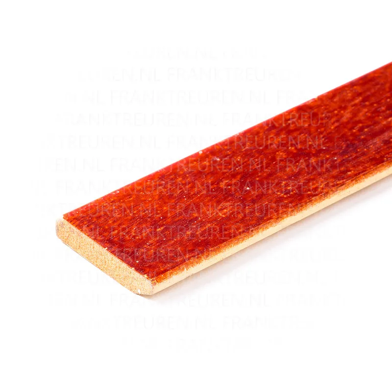 Plint hardhout bruin gelakt 12x55mm netto 11x55mm **FSC