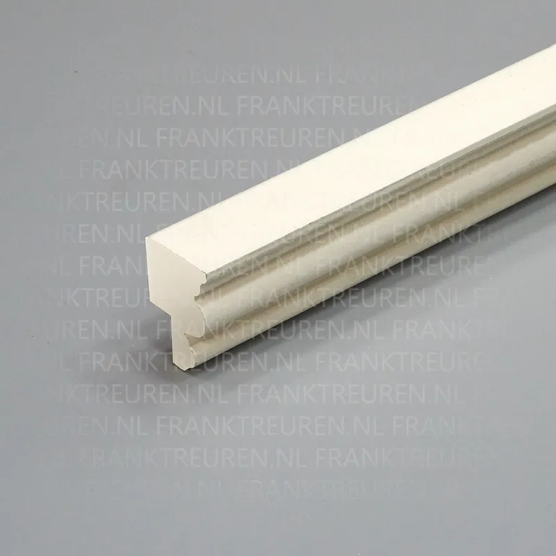 *Lambriseringslijst MDF V313 wit gegrond 30x45mm (6)