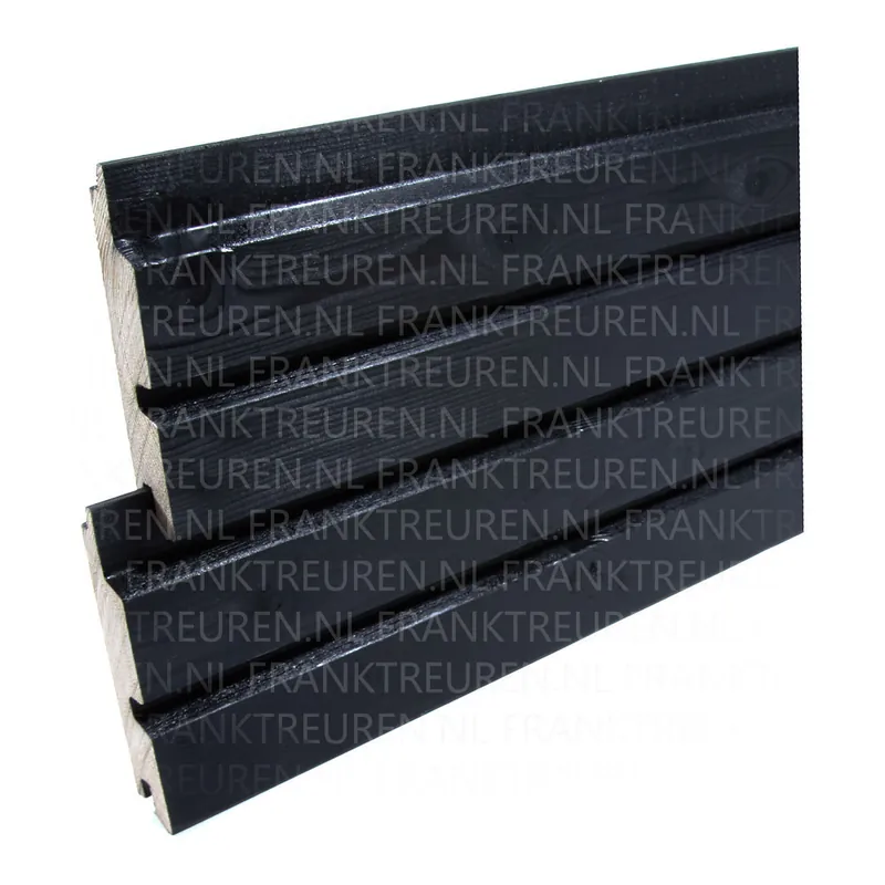 28x127mm vuren dubbel rhombus fijnbez.impr.klasse 3 Hydrolak zwart RAL 9005 30691276 *FSC