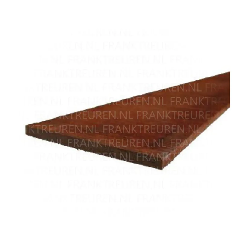 *6x100mm Angelim Vermelho hardhout fijnbezaagd