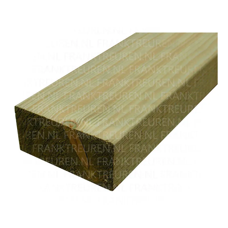 45x95mm NE vuren C geschaafd ronde hoeken geimpr. tanalith *FSC