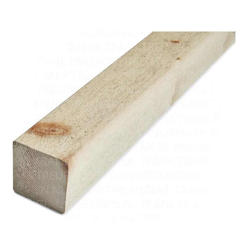40x40mm fijnbezaagd-geschaafd hoekstijl vuren geimpr. *FSC